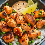 Easy Bang bang salmon bites recipe