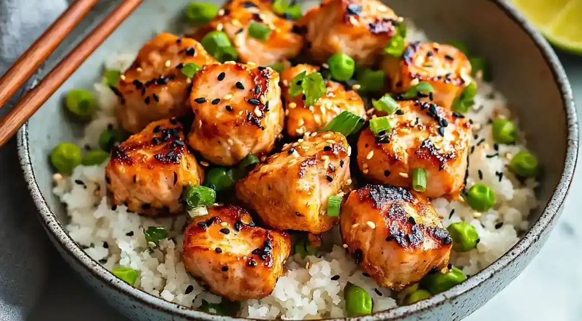 Bang Bang salmon bites recipe