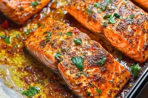 Tasty Baked Salmon recipe no Lemon