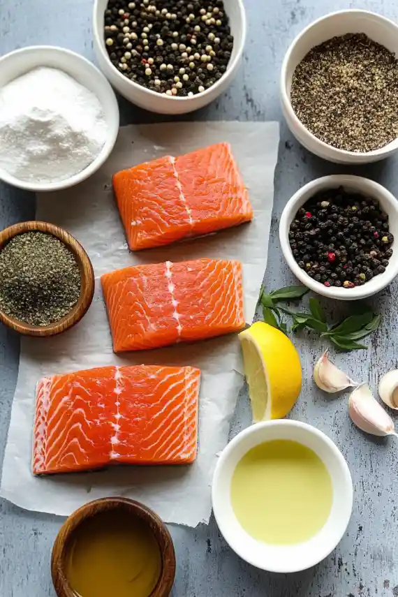baked salmon recipe in foil ingredients